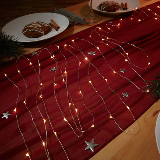 IHR GESCHENK: LICHTERKETTE MIT TIMER