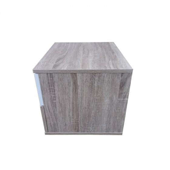 Nachtschrank 2er Set Sonoma Weiß
