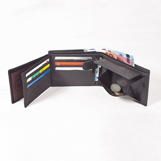 RFID Büffelleder-Geldbörse 