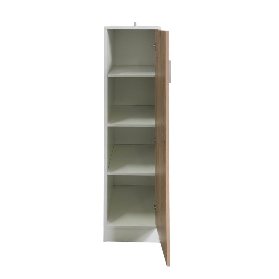 Küchenschrank Weiß Artisaneiche Blanca S 