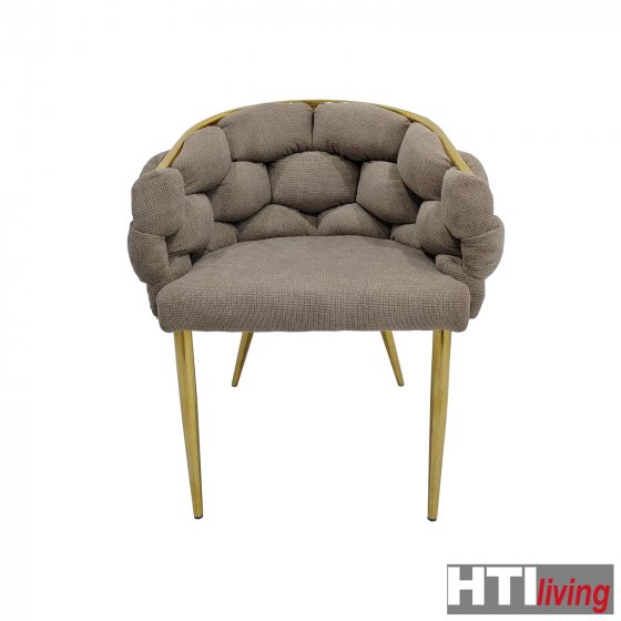 Stuhl Alsen Gold Braun 