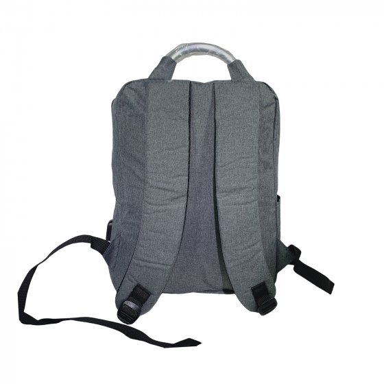 Kompakter Rucksack mit USB und Laptopfach Alltag, Schule, Uni oder Büro 