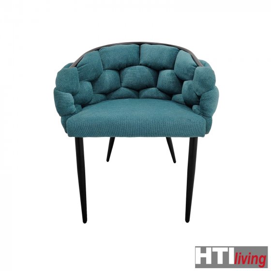 Stuhl Alsen Schwarz Petrol 