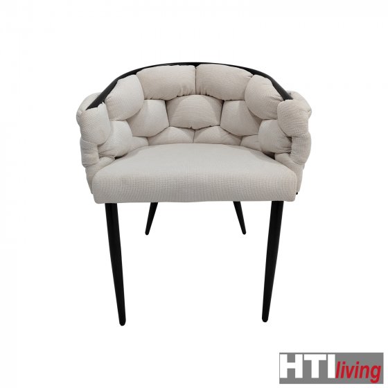 Stuhl Alsen Schwarz Beige 