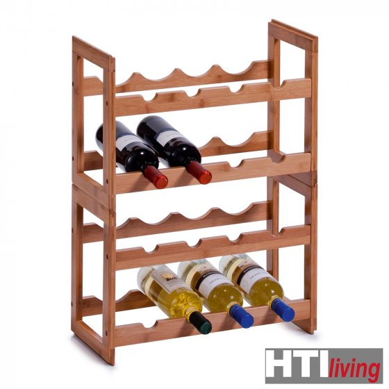 Weinregal für 8 Flaschen Bambus 