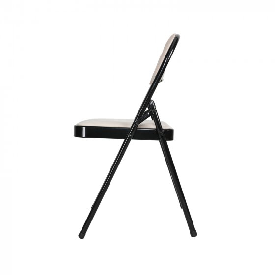 Klappstuhl Wedigo Velvet Beige 2er-Set 