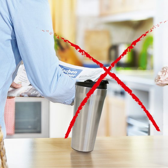 Standfester Thermobecher