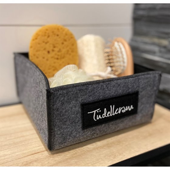 Aufbewahrungskorb 4er Set verschiedene Sprüche 