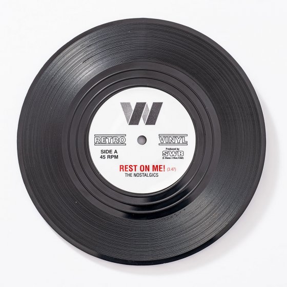Vinyl-Untersetzer 4er-Set „Records” 