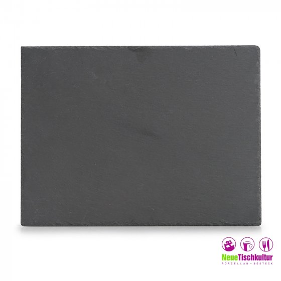 Servierplatte, rechteckig Schiefer 