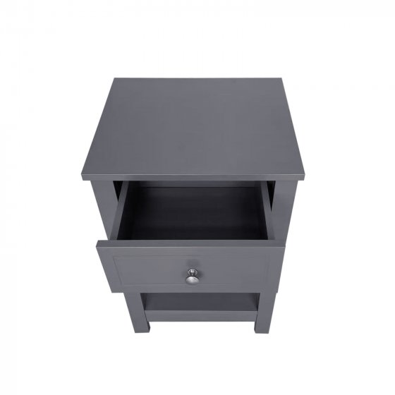 Nachttisch Hayet Grau 2er-Set 