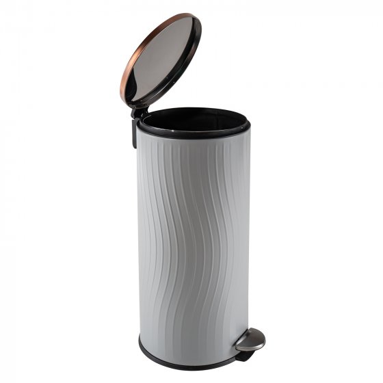 Mülleimer 30 Liter Grau/Kupfer Jannik 