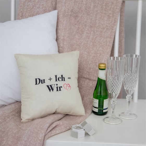 Geschenk zum Befüllen Kissen "Mr. Mrs"