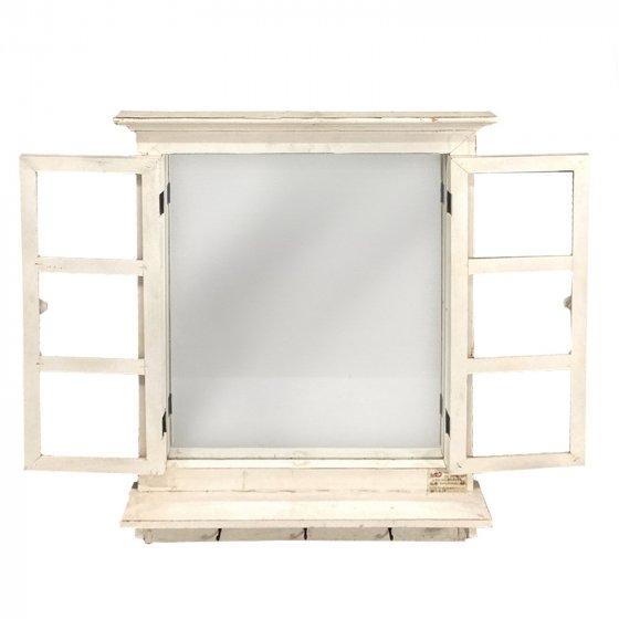 Spiegel Fenster Vintage Weiß 