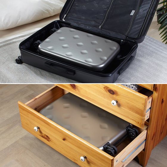 Ultraflacher Rollkoffer