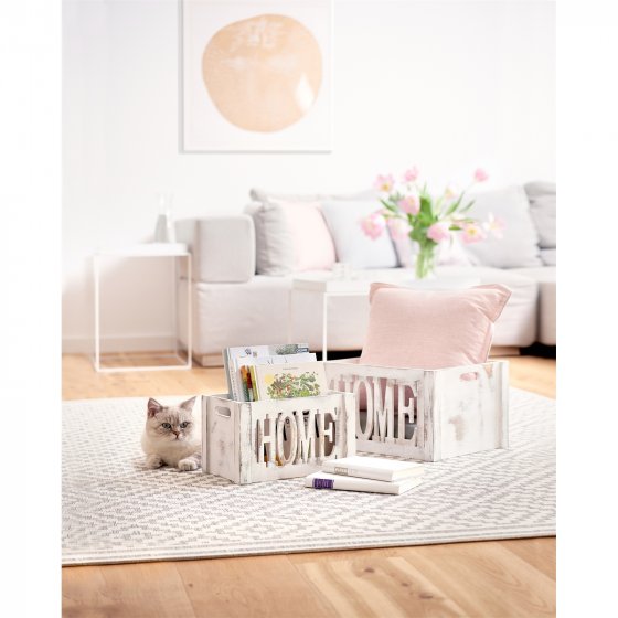Aufbewahrungsbox Home Schabby Look 
