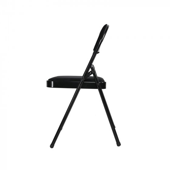 Klappstuhl Velvet Gestell Schwarz Schwarz