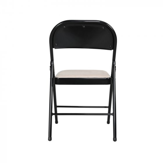Klappstuhl Wedigo Velvet Beige 2er-Set 
