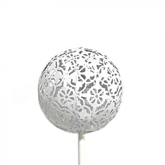 Solarlampe 2er Set Luna Flower Weiß