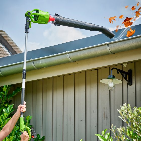 Kabelloser Teleskop-Laubbläser 