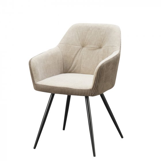 Esszimmerstuhl Taupe 2er Set Joschka