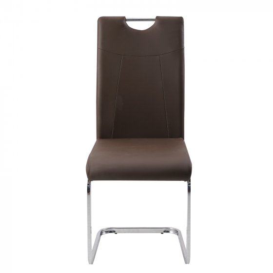 Schwingstuhl KellyC PU 4er Braun