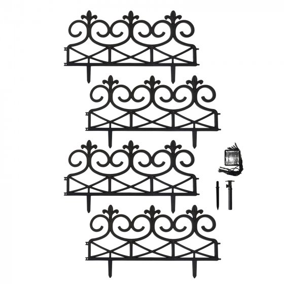Rasenkante 480 cm mit Solarlichterkette 