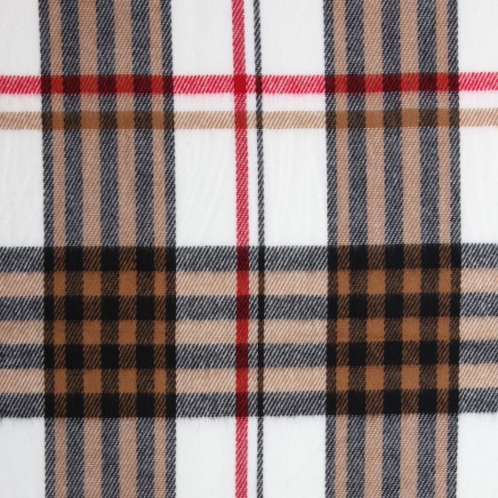 Karo-Schal Beige