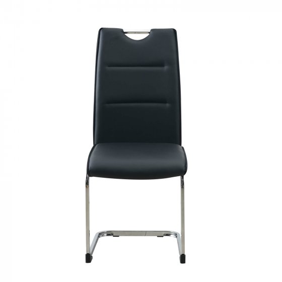 Schwingstuhl 4er Set PU schwarz DannyC 