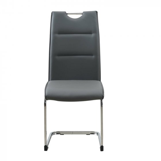 Schwingstuhl 4er Set PU grau DannyC 