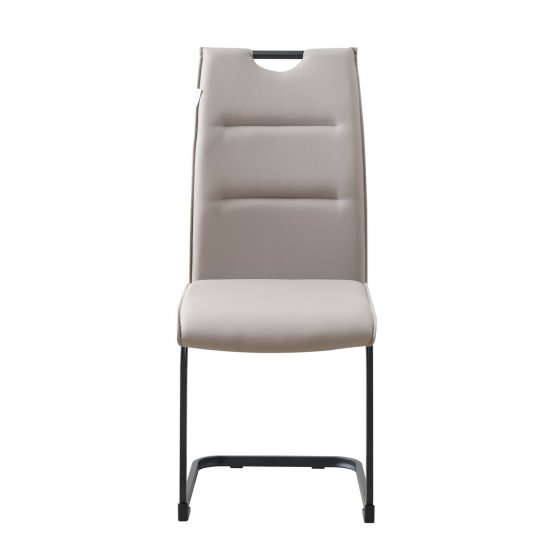 Schwingstuhl 4er Set PU cappuccino DannyP 