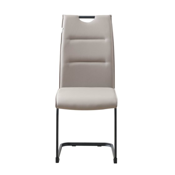 Schwingstuhl 2er Set PU cappuccino DannyP 