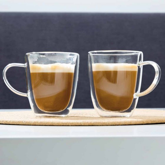 Doppelwandiges Kaffeeglas, 2er-Set 