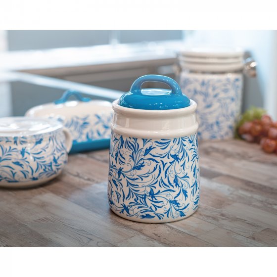 Lebensmitteldose im Landhausstil 11 x 16 cm Ornament 
