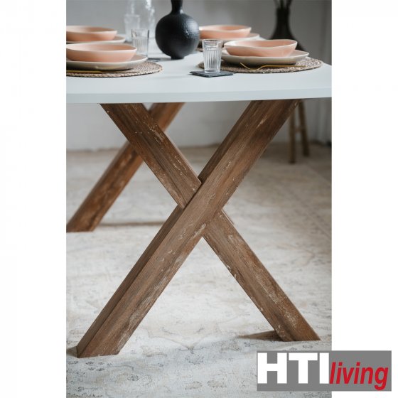 Esstisch mit X-Gestell Marrakesch 