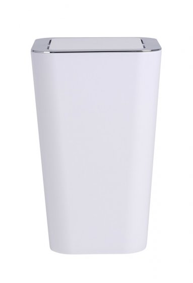 Schwingdeckeleimer Mod. Candy White 2er Set, je 6 Liter 