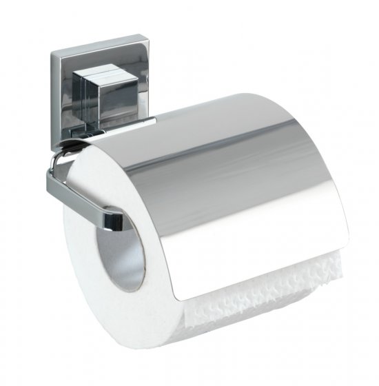 Vacuum-Loc® WC-Set Mod. Quadro 2-teilig Edelstahl, WC-Garnitur und Toilettenpapierhalter, rostfrei 