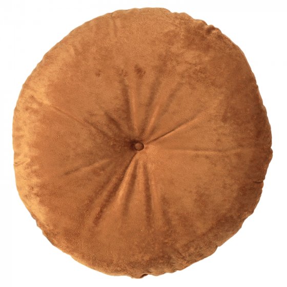 Dekokissen 4 Stück Ø 38 cm Curry 