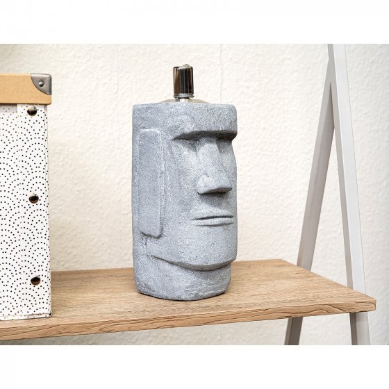 Öllampe Moai 