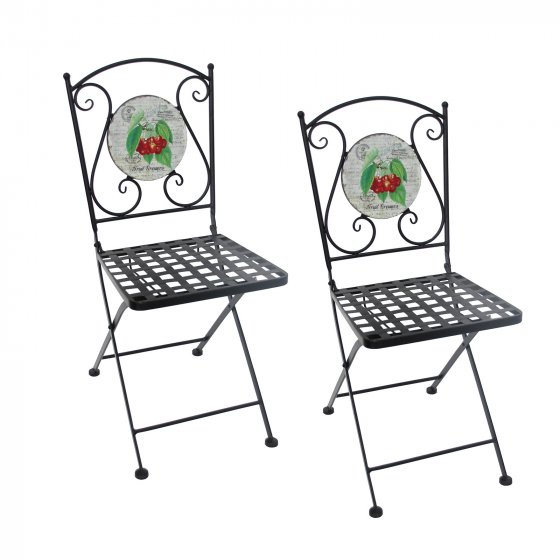 Tisch und 2 Stühle Celia Kirschen 