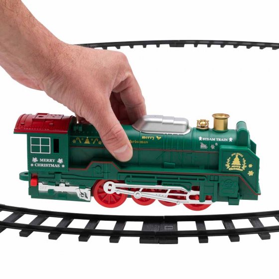 Elektronischer Weihnachtsexpress mit Rauch 