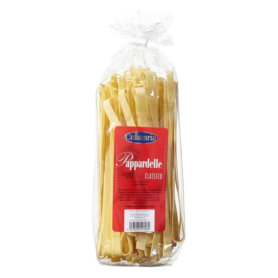 Culinaria Pappardelle Classico Nudeln aus Hartweizen 500g 4er Pack 