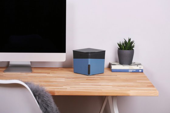 Raumentfeuchter Mod. Cube, Blau, 500 g, 2er Set, für Räume bis ca. 40 m³