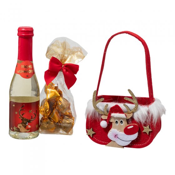 Weihnachts-Präsent-Tasche Elch
