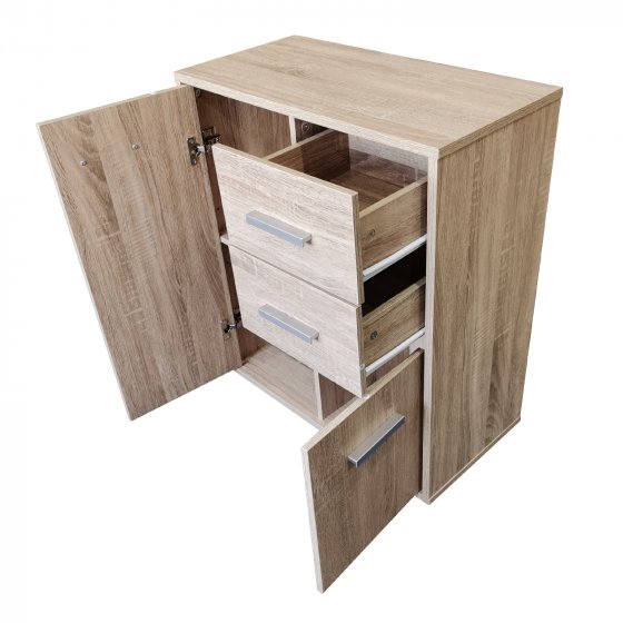 Kommode mit 2 Schubladen Nina Sonoma