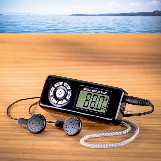 Mini-Radio mit Kopfhörer 