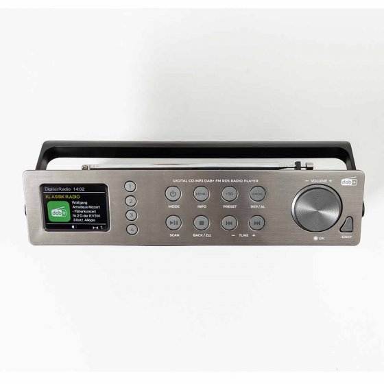 Komfortabler DAB+ / CD-Spieler mit Farbdisplay 