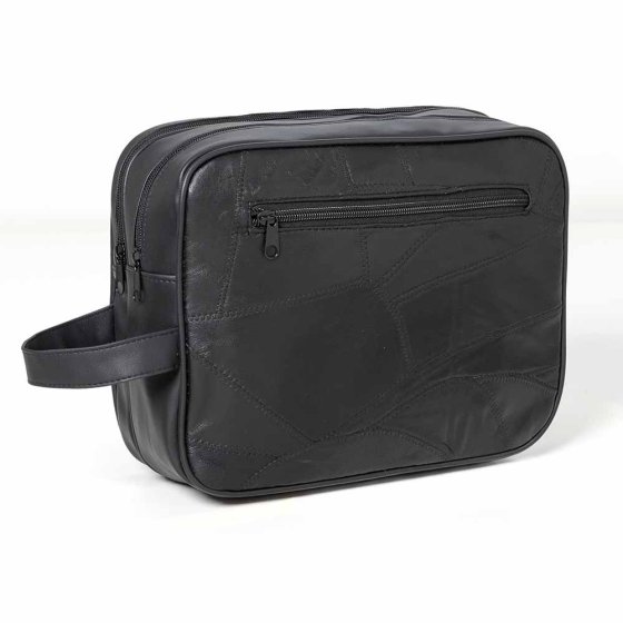 Premium Leder Kulturbeutel 