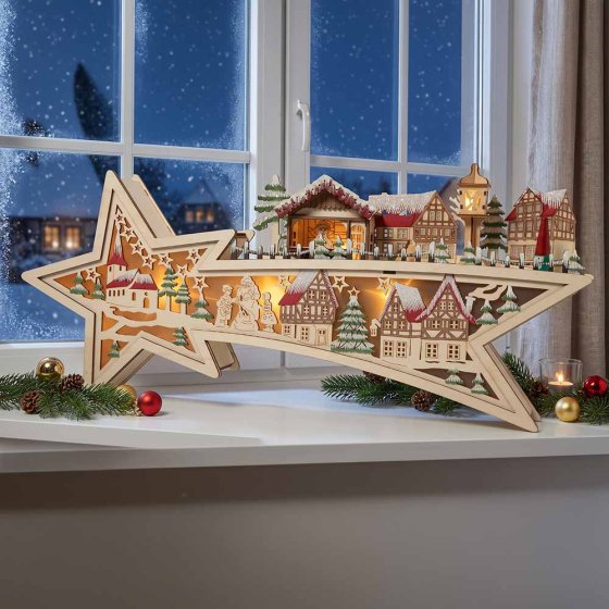 LED-Stern Schwibbogen 