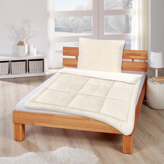 Lammflor-Optik Kopfkissen 